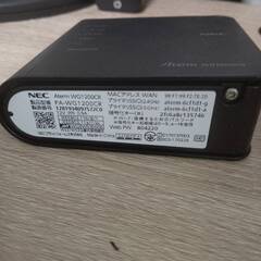 🤩📳コスパ最強無線ルーター🆓🔆NEC🉐 Wi－Fi📱 Aterm WG1200CRの画像
