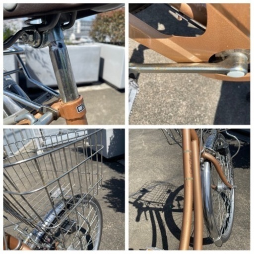 Shimano シマノ 3段 内装切替え 自転車 ママチャリ 26インチ　軽快車