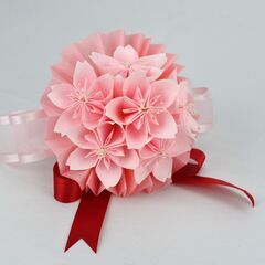 お花の折り紙ブーケ教室♥花ORIGAMIぶーけ♥桜の折り紙ブーケの画像