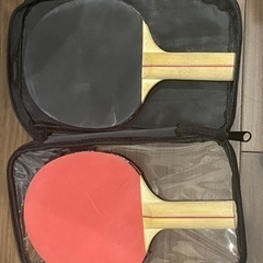 卓球ラケット　2枚ケース入り　交渉中