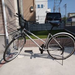 あさひ 自転車 アフィッシュS -L 27インチ シルバー