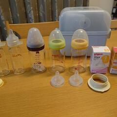 哺乳瓶　哺乳瓶レンジ消毒の画像