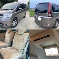 傷凹みなし！　乗って帰れる！　車検付き！ セレナ 　車検約一年付き　フリップダウンモニター　パワースライドドアの画像