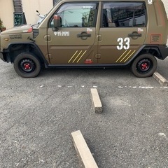 ⭐︎ダイハツネイキッド⭐︎  ジオン軍　ザクデザートロンメル仕様（笑）♪の画像