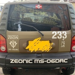 ⭐︎ダイハツネイキッド⭐︎  ジオン軍　ザクデザートロンメル仕様（笑）♪の画像