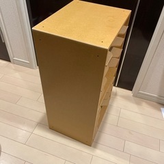 木製マガジンラック（書類棚）差し上げますの画像