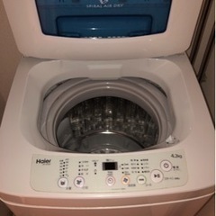 Haier 洗濯機　4.2kgの画像