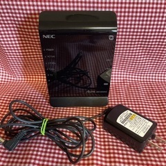 【決まりました】NEC Wi-Fiルーター