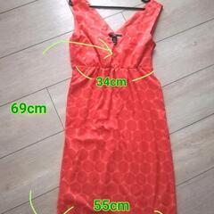 H&M ワンピース(オレンジ)の画像