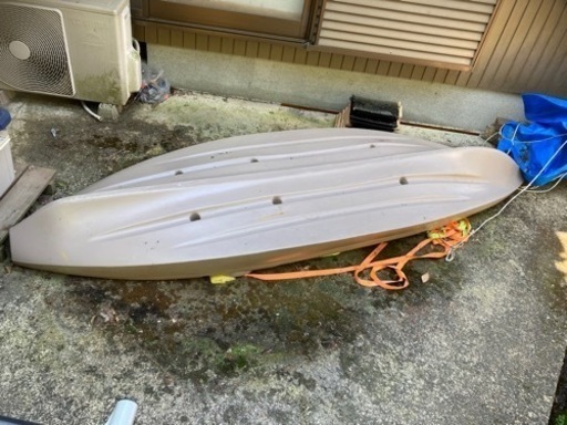 値下げ可　引き取り限定　状態悪いカヤック
