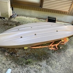 値下げ可　引き取り限定　状態悪いカヤック　