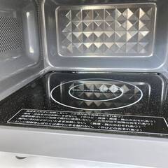 【決まりました】JT182 (S) アイリスオーヤマ 50Hz 東日本専用 電子レンジ PMB-F185-5-B ブラック 2021年製 フラット庫内 通電動作確認済み 現地引き取りのみの画像
