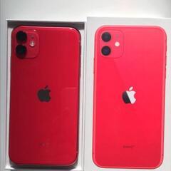 値下】iPhone11 64GB simフリー RED ガラスコーティング済