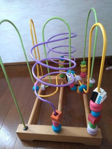木のおもちゃセット　指遊び　四輪車　イス