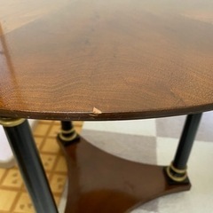 受け渡し者決定　丸テーブル　ダイニングテーブル　アンティークの画像