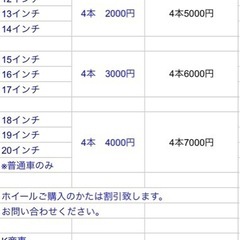不用タイヤホイール（アルミ）付、買取します - 不用品処分