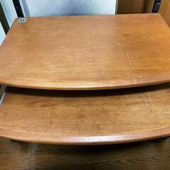 【お値下げ】パソコン台 パソコンラック キャスター付きの画像