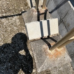 物干し竿　スタンド　台　2台セットの画像