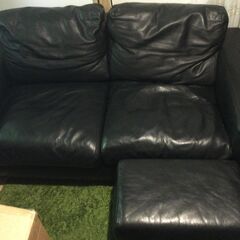 ★無印良品　2シーター　ソファー＆オットマン１つ　使用感有り★