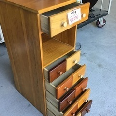 ●販売終了●収納台　収納家具　引き出し　中古品の画像