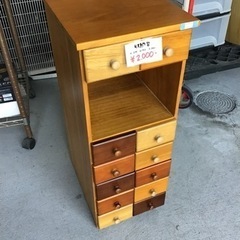 ●販売終了●収納台　収納家具　引き出し　中古品の画像
