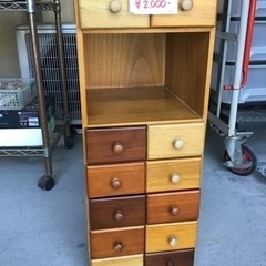 ●販売終了●収納台　収納家具　引き出し　中古品の画像