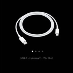 iPhone 純正 ライトニングケーブル　USB-Cの画像