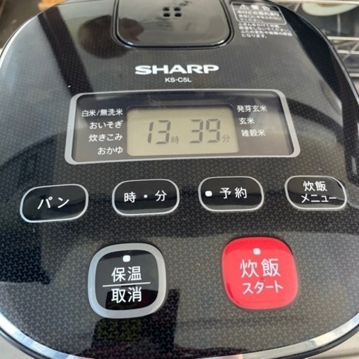 シャープ　炊飯器　3合炊き　受け渡し待ち中