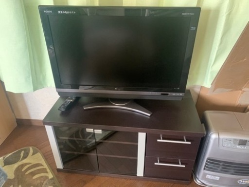 SHARP AQUOS 液晶テレビ、テレビボードセット