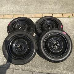 軽自 Yokohamaブルーアース&スチールホイール