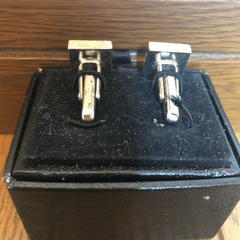 メンズ  カフスボタン  収納BOX付きの画像