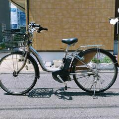 電動アシスト自転車　ブリジストン　アシスタ　ゴールド系　バッテリ...