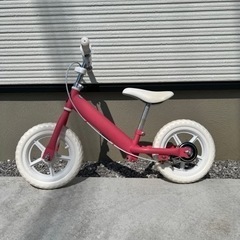 子供用 ブレーキ付 キックバイク バランスバイク 12インチ
