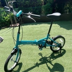 １６インチ折畳自転車６段ギア付　