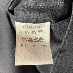 メンズ　スーツ上下①の画像