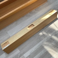 無印良品　壁につけられる棚　88cm  オーク材　3個セットの画像