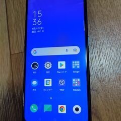 androidスマホ OPPO A5 2020 中古 美品 SIMフリー ブルー 楽天版の画像