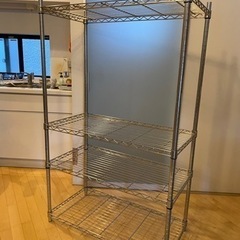 【引取待機中です】メタルラック　差し上げますの画像