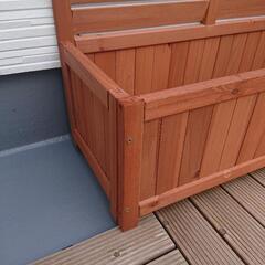 プランター付きラティスの画像