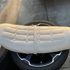 間も無く車体のo/hが完了する為近日取消します 希少 トライスターズ GT380 バナナ シート 白  モール付 美品 特注 SUZUKI サンパチ 旧車 2st トリプルの画像