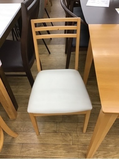 KE-18【ご来店頂ける方限定】ダイニング3点セット　ナチュラル