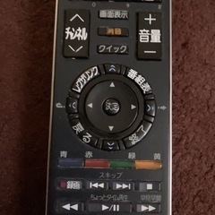 東芝　REGZA  テレビ用リモコンの画像