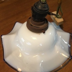 引取先決定●大正ロマン/アンティーク●ランプシェード●ガラスの照明器具の画像