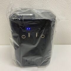 【レガストック江東店】ポータブル電源 26,800mAh (PB268)LEDライト ランタン コンパクト ポータブルバッテリー 防災グッズ 災害 iPhone Android スマホ 急速充電 ジャンプスターター セルスターター 車中泊 アウトドア キャンプ 懐中電灯 家庭用蓄電池 PB268-BK 開封のみの画像