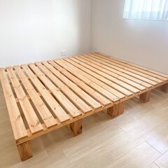 【大幅値下げ中】DIYパレットベッド