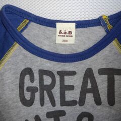 2回着用【eaB(エーアーベー)】100 Tシャツの画像