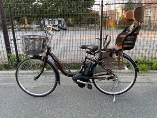 ★譲渡者様内定済★【使用期間2年】YAMAHA PAS Cheer 26inch (カカオ) ※リヤチャイルドシート付き