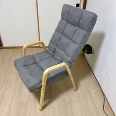 【無料】アームチェアー　リクライニングチェアー　アイリスオーヤマ　椅子の画像