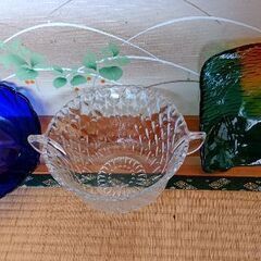 未使用新品！夏にぴったり！！ハート模様&ブルーガラスボール&和の...