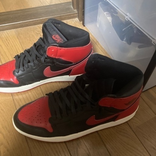 6/20まで　エアジョーダン1 ブレッド2001